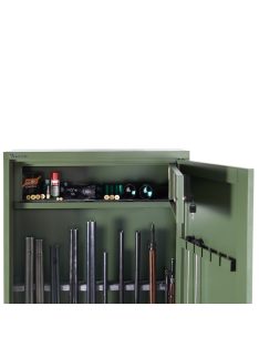   Artemisz® Minőségi fegyverszekrény kulcsos zárral - 10db vadászfegyver tárolására