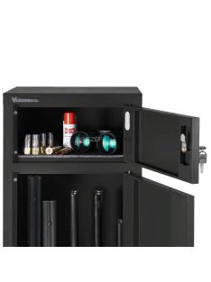   Artemisz® Minőségi fegyverszekrény - 5db vadászfegyver tárolására-Fekete